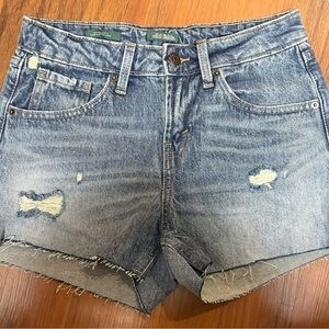 wild fable Distressed Light Blue Jean Shorts